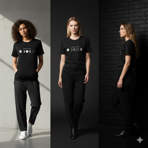 Lunar Cycle Tee - Helix